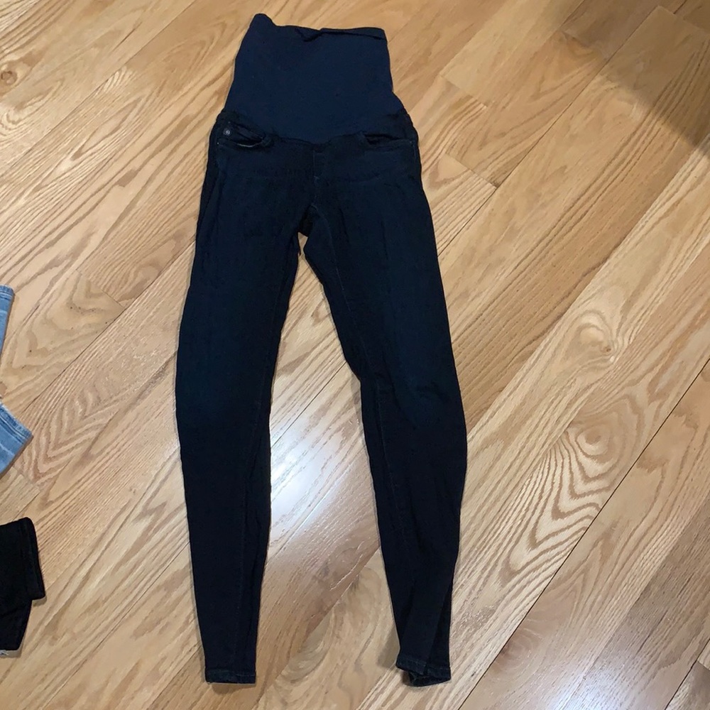 Dark blue AG maternity jeans size 25